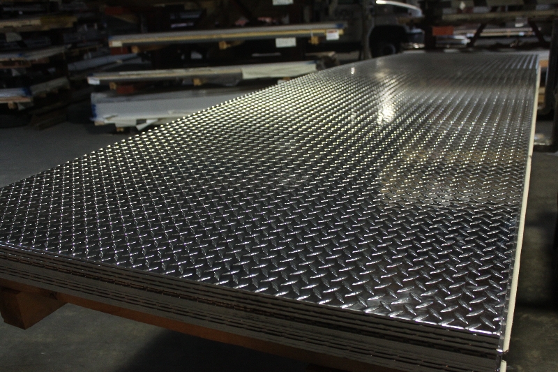 aluminum checker sheet